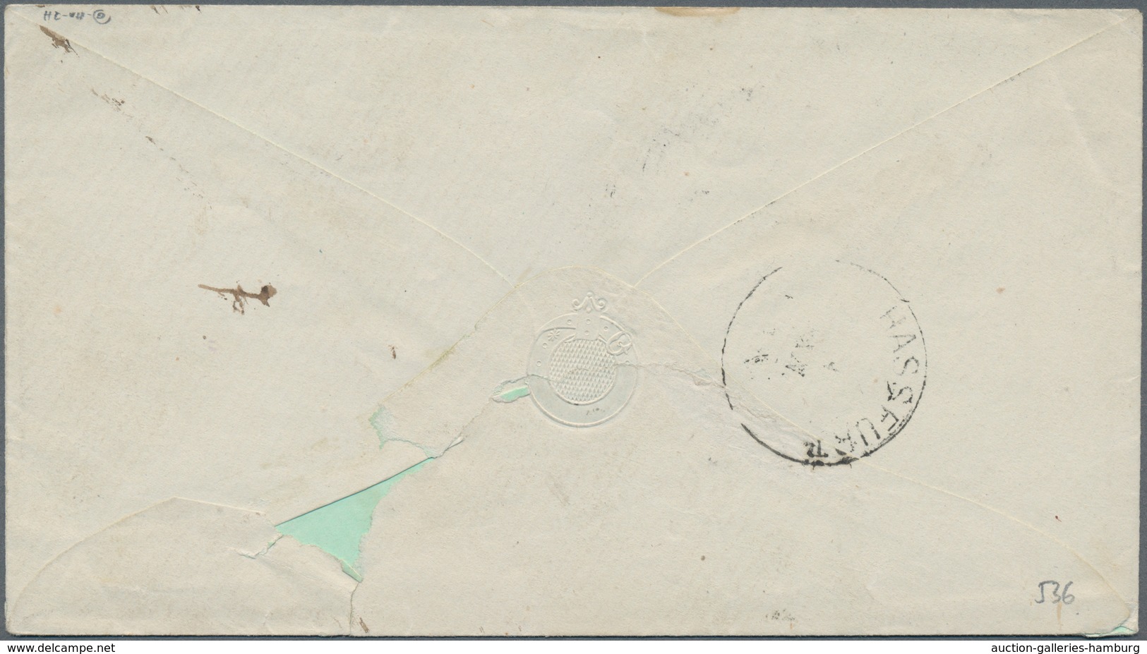 Bayern - Postablagestempel: „POSTABLAGE / OBERTHERES“ (Unterfranken Hassfurt, Aktiv 1861-71) Auf Ein - Autres & Non Classés