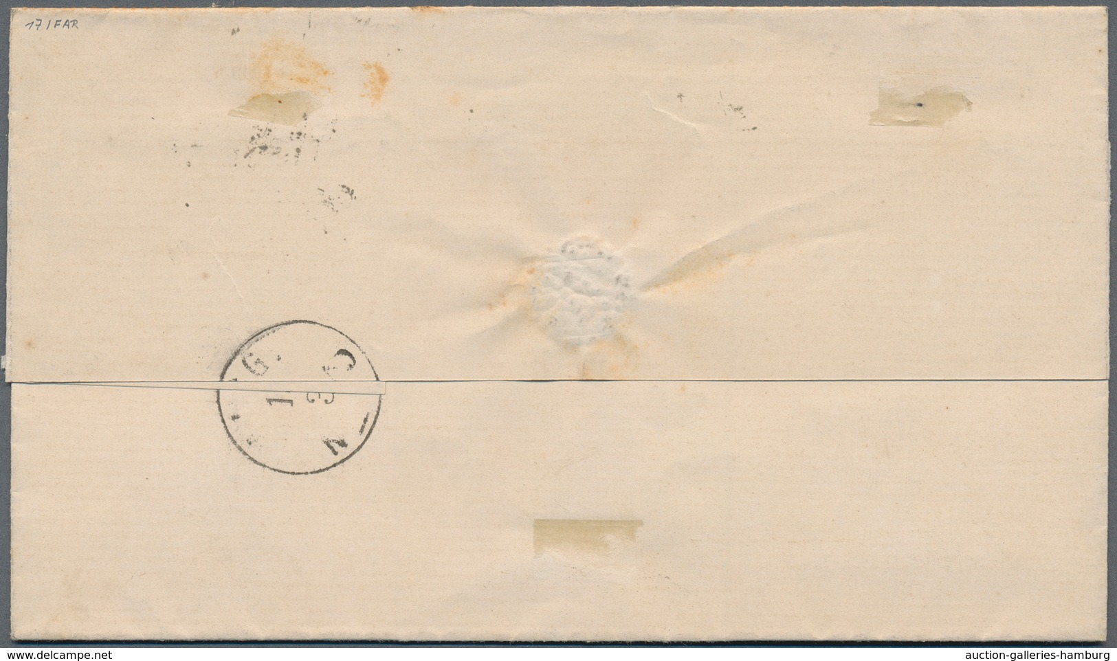 Oldenburg - Nachverwendete Stempel: 1874 Ca., "ELSFLETH E.P.T." Seltener, Nachverwendeter Oldenburg - Oldenbourg