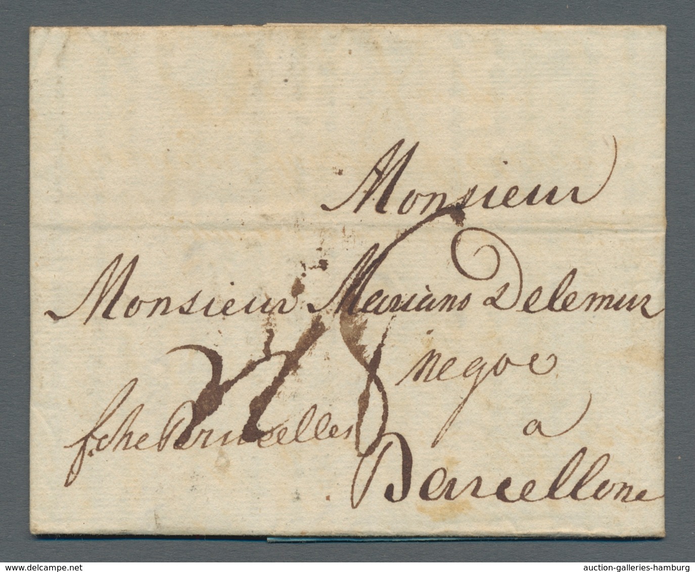 Preußen - Vorphilatelie: 1791, Vorphila-Auslands-Brief Aus Iserlohn Mit Komplettem Gedruckten Inhalt - Prephilately