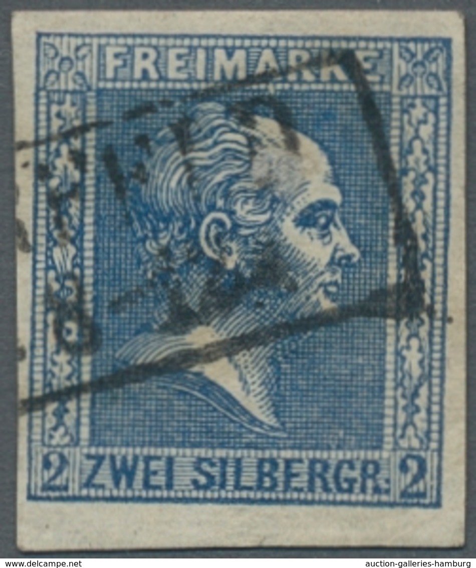 Preußen - Marken Und Briefe: 1858, 2 Silbergroschen 3 Gestempelte Werte In Allen 3 Farben. Enthalten - Autres & Non Classés