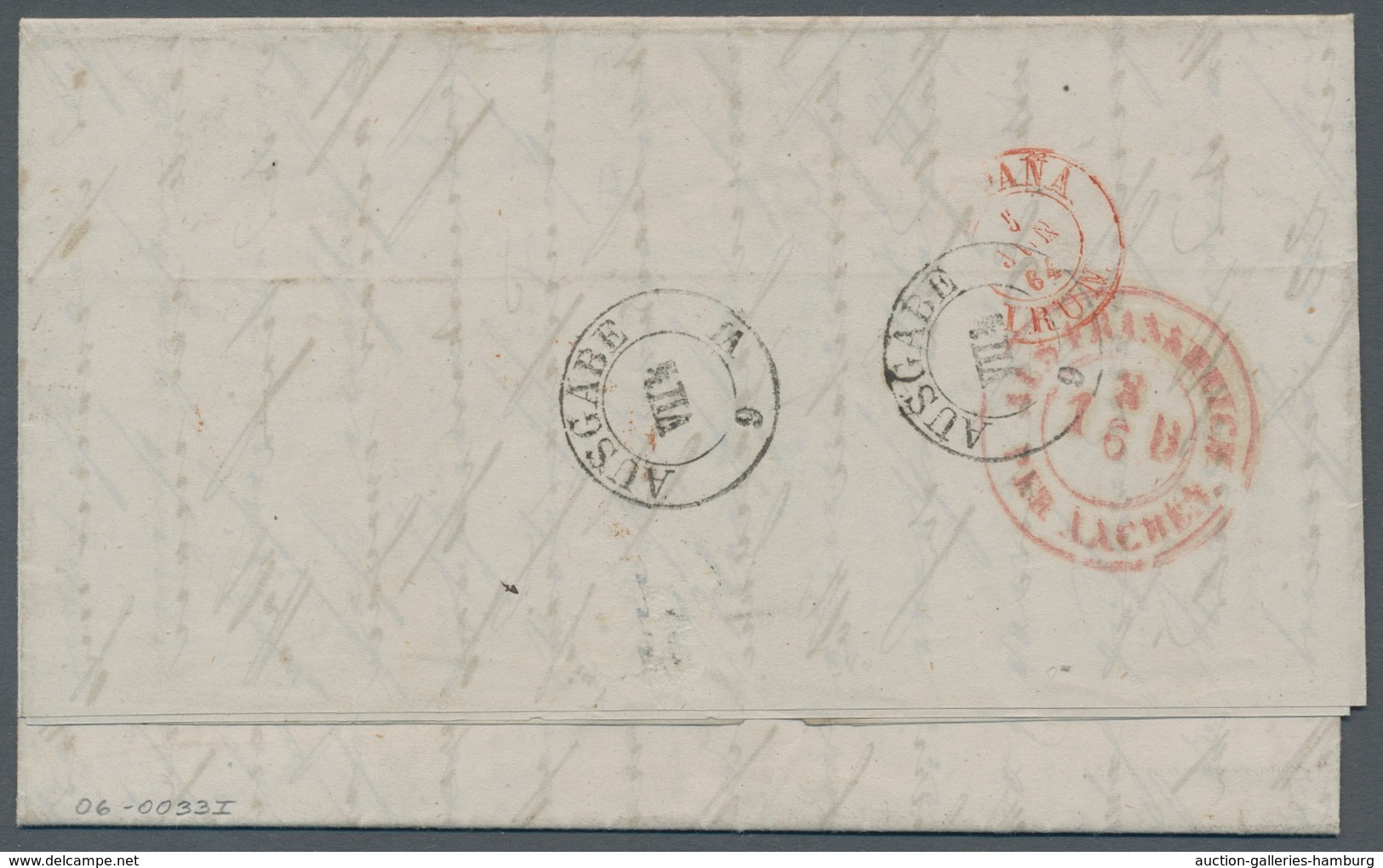 Sachsen - Marken Und Briefe: 1864, Incoming Mail: Markenloser Brief Mit Vollem Inhalt (interessanter - Saxe