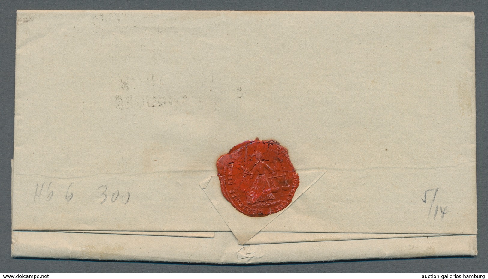Schleswig-Holstein - Vorphilatelie: 1832 Kplt.Brief Mit Zweizeiler Glückstadt 10.Dezember1832 U.Dane - Vorphilatelie