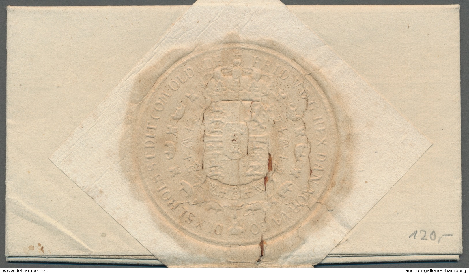 Schleswig-Holstein - Ortsstempel: GLÜCKSTADT 1722-1900 (ca.), Zusammenstellung Von über 40 Belegen I - Sonstige & Ohne Zuordnung