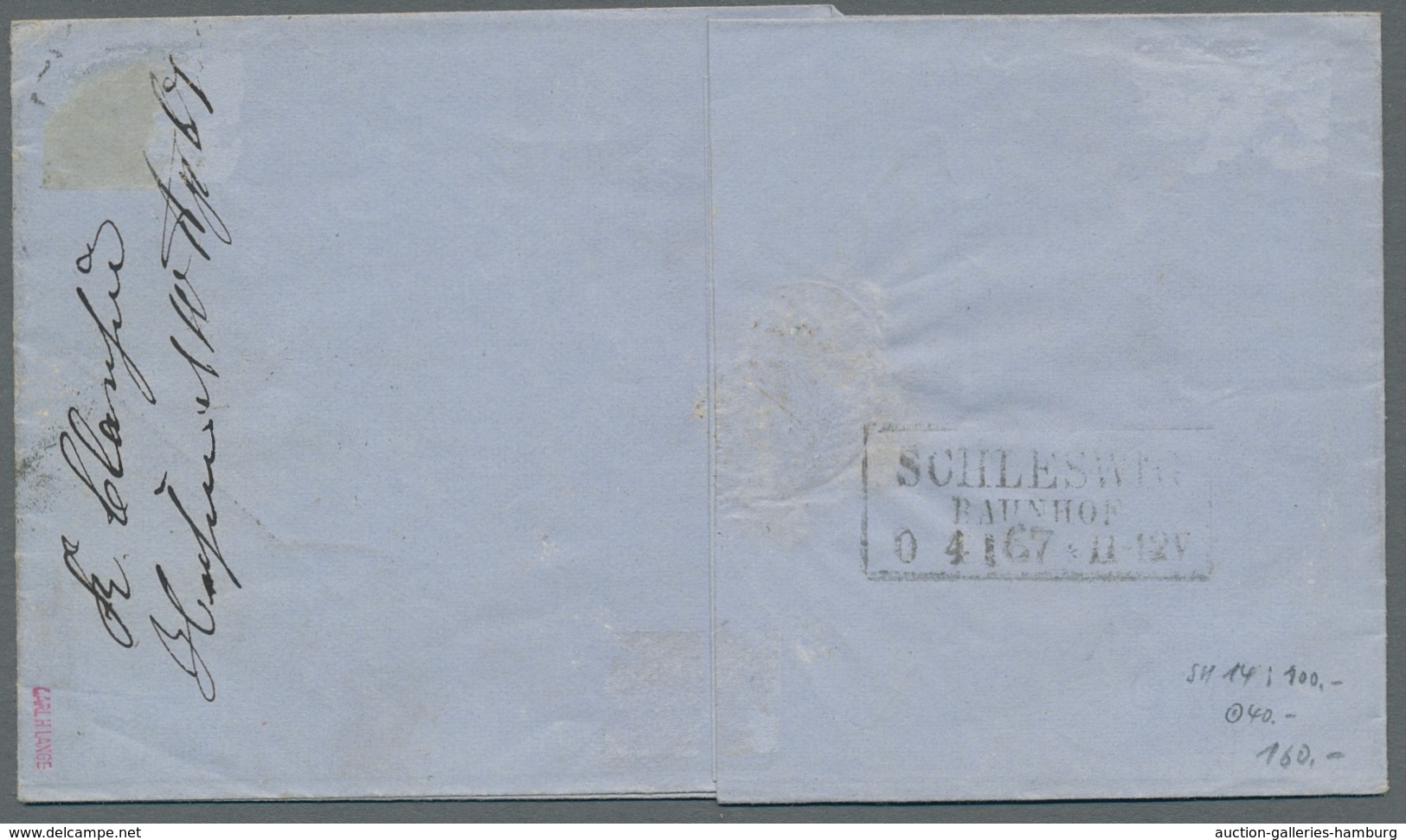 Schleswig-Holstein - Ortsstempel: HUSUM 1793-1900 (ca.), Zusammenstellung Von Ca. 40 Belegen In Meis - Sonstige & Ohne Zuordnung