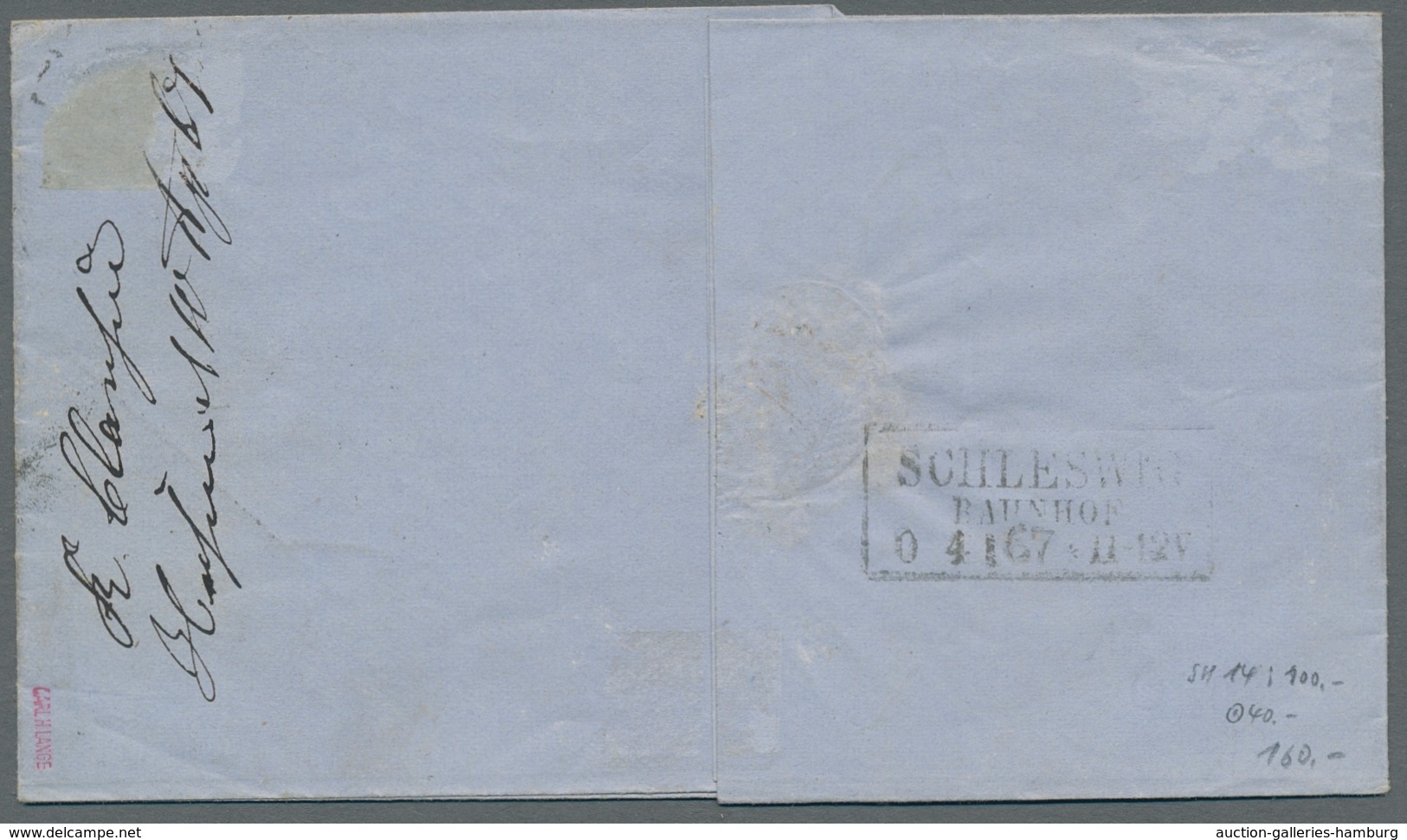 Schleswig-Holstein - Ortsstempel: HUSUM 1793-1900 (ca.), Zusammenstellung Von Ca. 40 Belegen In Meis - Autres & Non Classés