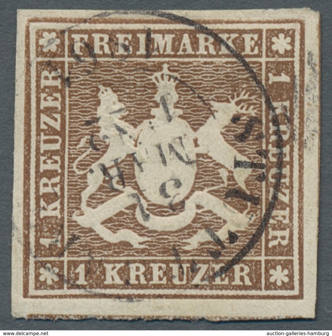 Württemberg - Marken Und Briefe: 1857-1869, Sehr Sauber Gestempelte Partie Von Fünf Ausgesucht Schön - Sonstige & Ohne Zuordnung