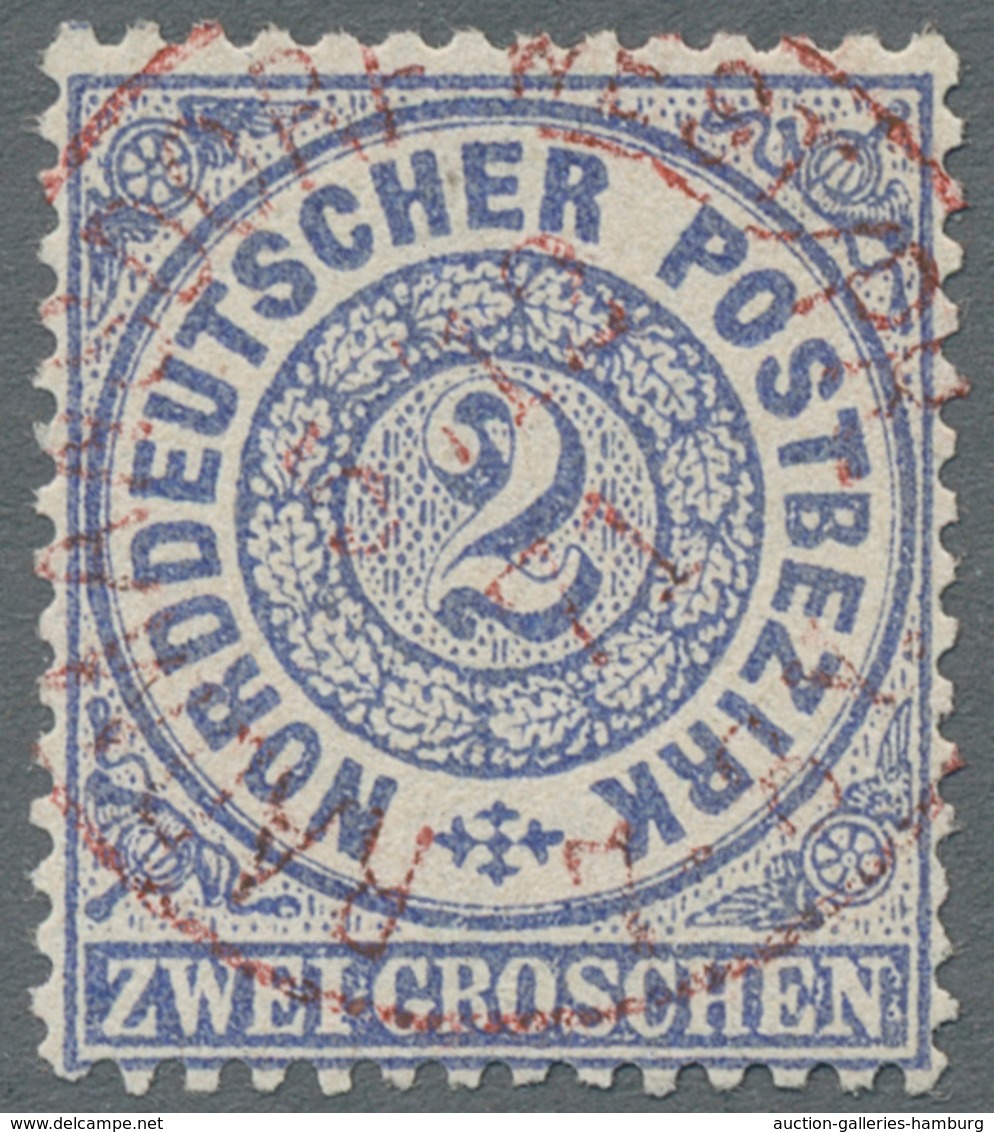 Norddeutscher Bund - Stempel: RADMANNSDORF WEST/PR 5/10 71 (rot), Sauberer Abschlag Des Sehr Seltene - Andere & Zonder Classificatie