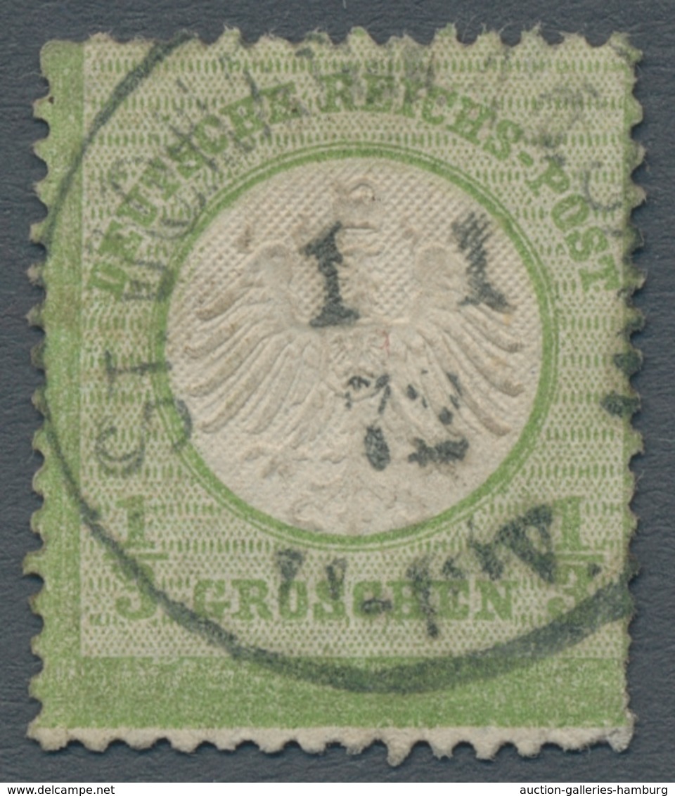 Deutsches Reich - Brustschild: 1872, "1/3 Gr. Kleiner Schild Im Format L 16", Farbfrischer Wert Mit - Nuevos