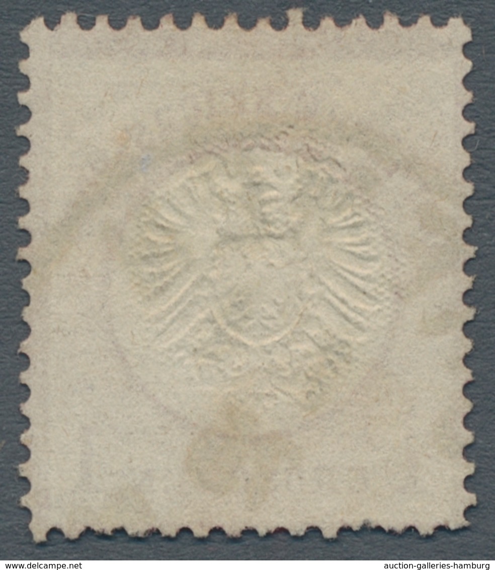 Deutsches Reich - Brustschild: 1872, "1 Gr. Großer Schild", Farbfrischer Wert Mit Ersttagsstempel De - Unused Stamps