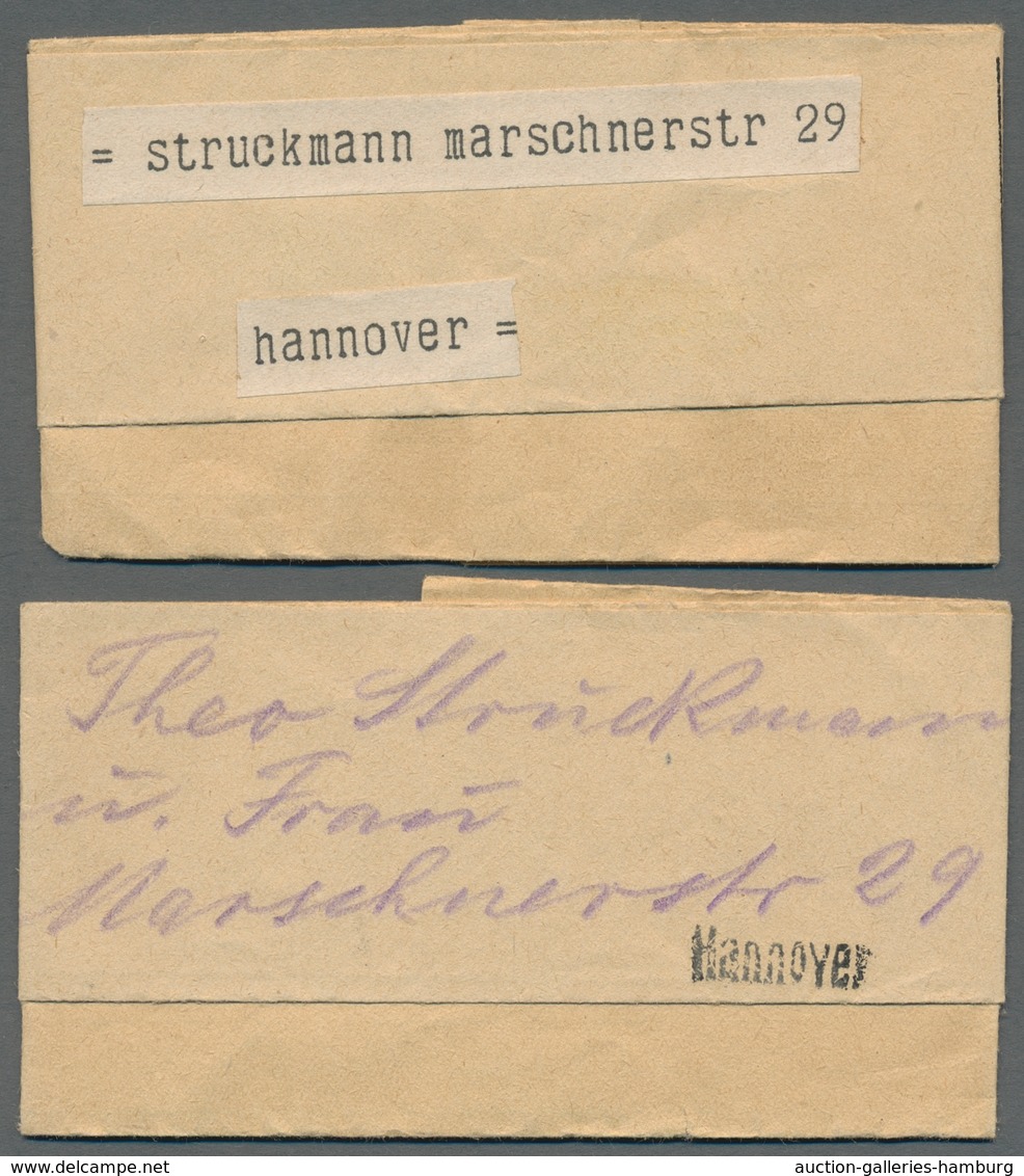 Deutsches Reich - Germania: 1914, Zwei Glückwunschtelegramme Nach Hannover Teils Mit Blauer Verschlu - Otros & Sin Clasificación