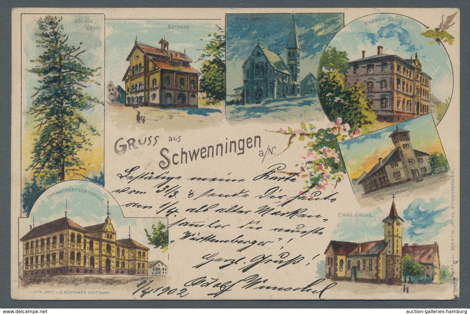 Deutsches Reich - Germania: 1902, "Germania Ohne Wasserzeichen", Kleine Zusammenstellung Ersttagsbri - Autres & Non Classés