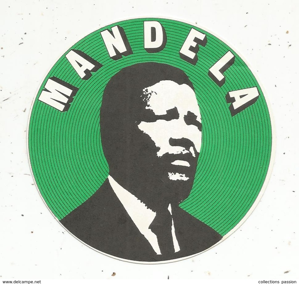 Autocollant ,politique , Afrique Du Sud ,MANDELA - Stickers