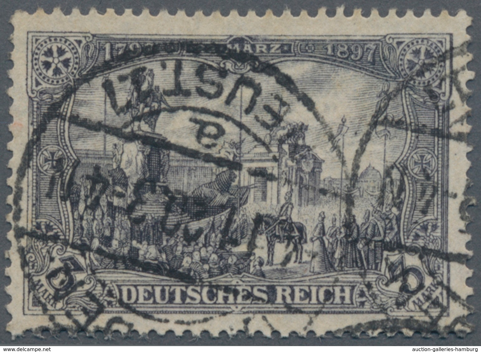 Deutsches Reich - Germania: 1920. Kaiser-Wilhelm-Denkmal 3 Mark Mit Wz. Ringe, Zentriert Und Für Die - Sonstige & Ohne Zuordnung