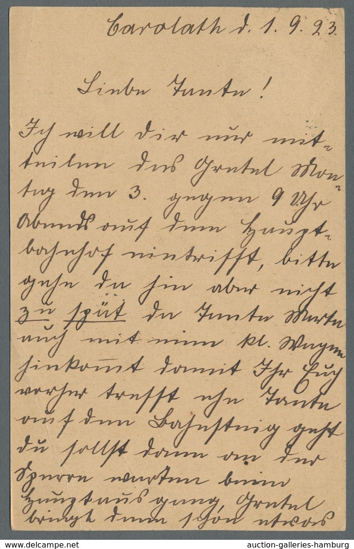 Deutsches Reich - Inflation: 1923, "Aufdruckwerte", Insgesamt Zwölf Verschiedene Ersttagsbriefe Bzw. - Lettres & Documents