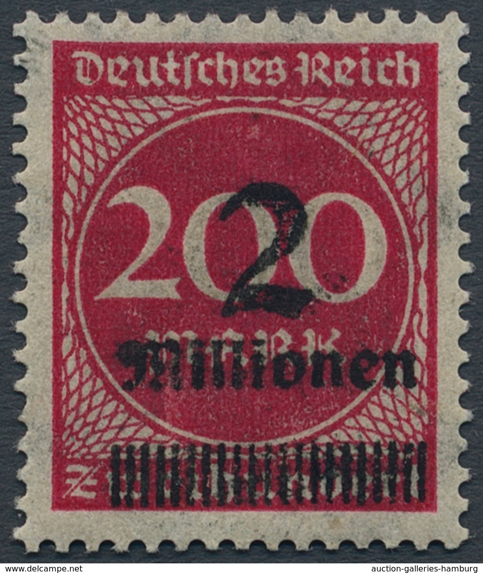 Deutsches Reich - Inflation: 1923, 2 Mio Auf 200 Mk Lilarot "Königsberg Fehldruck", Ungebraucht Mit - Covers & Documents