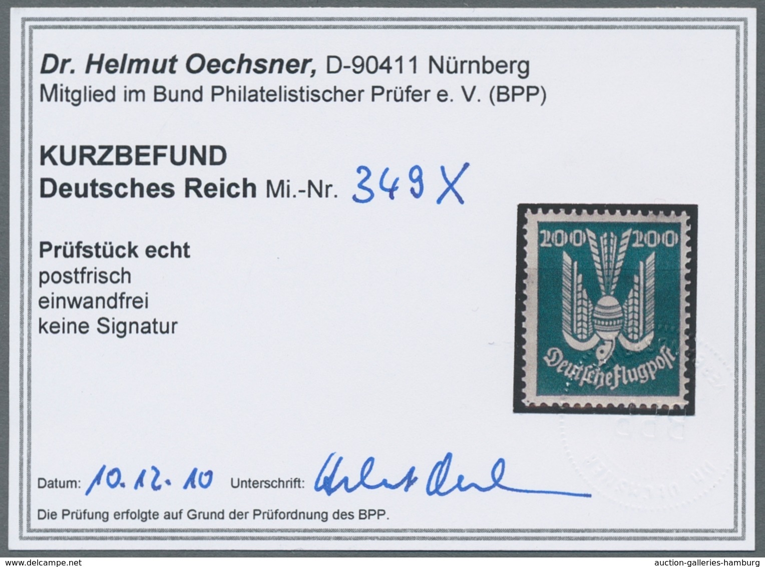 Deutsches Reich - Weimar: 1924, Holztaube (IV), Der Komplette Satz Tadellos Postfrisch, Nr. 349 Mit - Unused Stamps