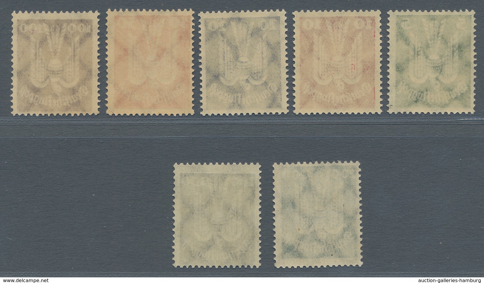 Deutsches Reich - Weimar: 1924, Holztaube IV, Der Komplette Satz Postfrisch, Mi. 1.500,- Euro. - Unused Stamps