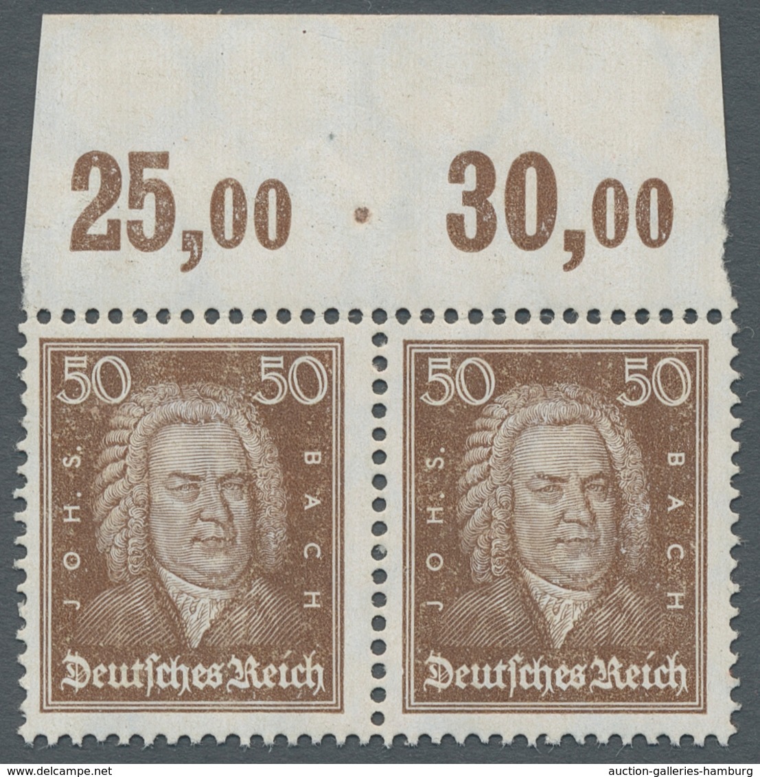 Deutsches Reich - Weimar: 1926, "Berühmte Deutsche", Elr Werte Je Als Waag. Paare In Postfrischer Er - Unused Stamps