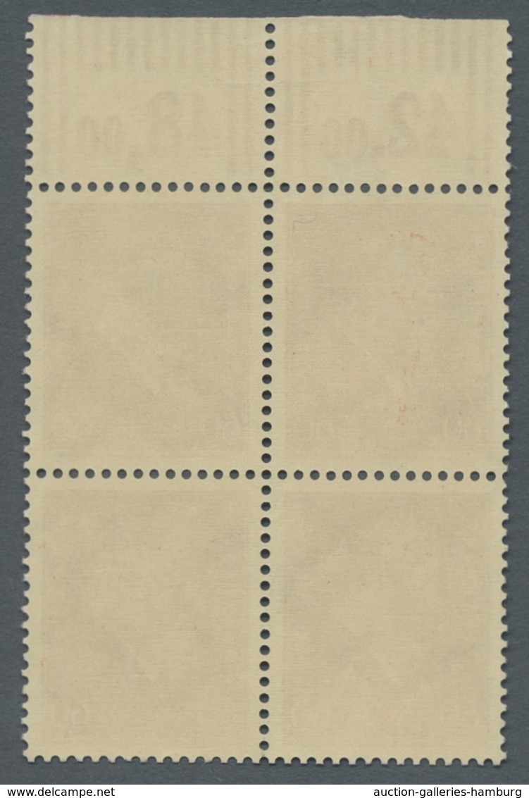 Deutsches Reich - Weimar: 1828, "45 Bis 60 Pfg. Reichspräsidenten", Postfrische Oberrandviererblocks - Unused Stamps