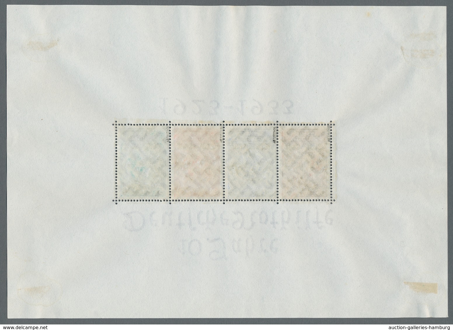 Deutsches Reich - 3. Reich: 1933, "Nothilfe"-Block, Ungebrauchter Block In Originalgröße Mit Postfri - Sonstige & Ohne Zuordnung