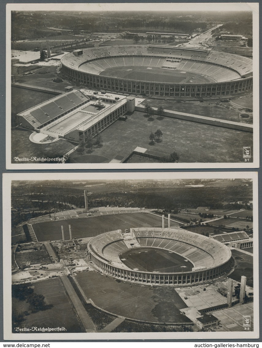 Deutsches Reich - 3. Reich: 1936, Olympische Spiele 1936, Der Komplette Satz Auf Vier Meist Verschie - Autres & Non Classés