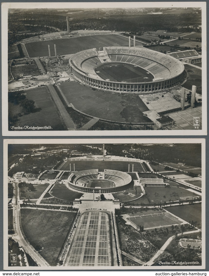 Deutsches Reich - 3. Reich: 1936, Olympische Spiele 1936, Der Komplette Satz Auf Vier Meist Verschie - Sonstige & Ohne Zuordnung