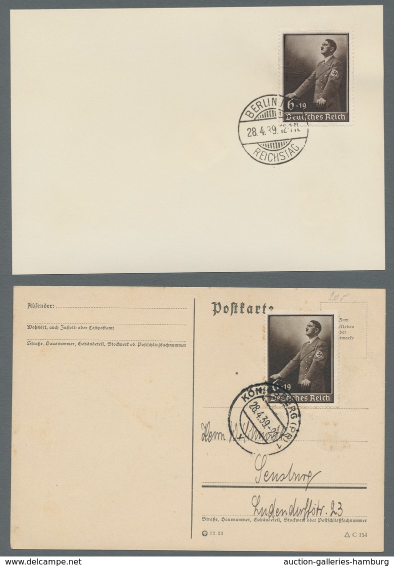 Deutsches Reich - 3. Reich: 1939, "Tag Der Arbeit", Zwei Ersttagskarten In Guter/sehr Guter Erhaltun - Autres & Non Classés