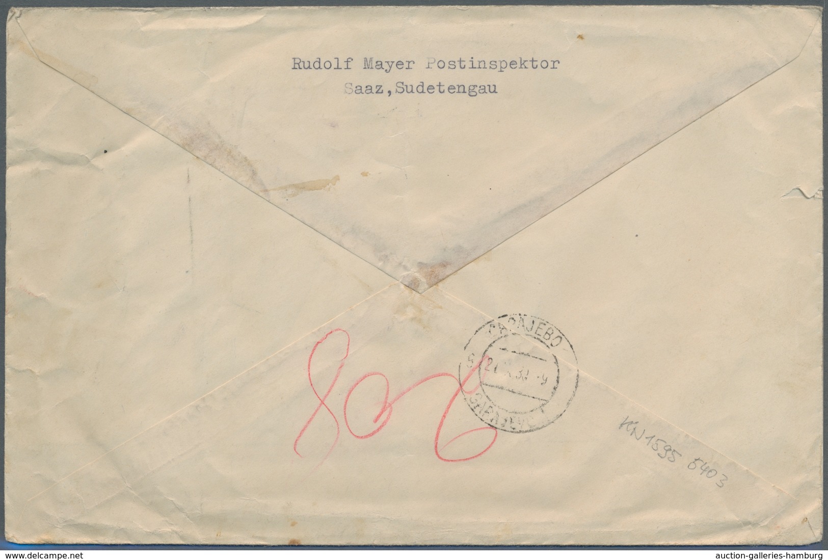 Deutsches Reich - 3. Reich: 1939, Danzig, Kplt. Satz Mit Ersttagstpl. Vom 18.9.39 U. Zusatzfrankatur - Sonstige & Ohne Zuordnung