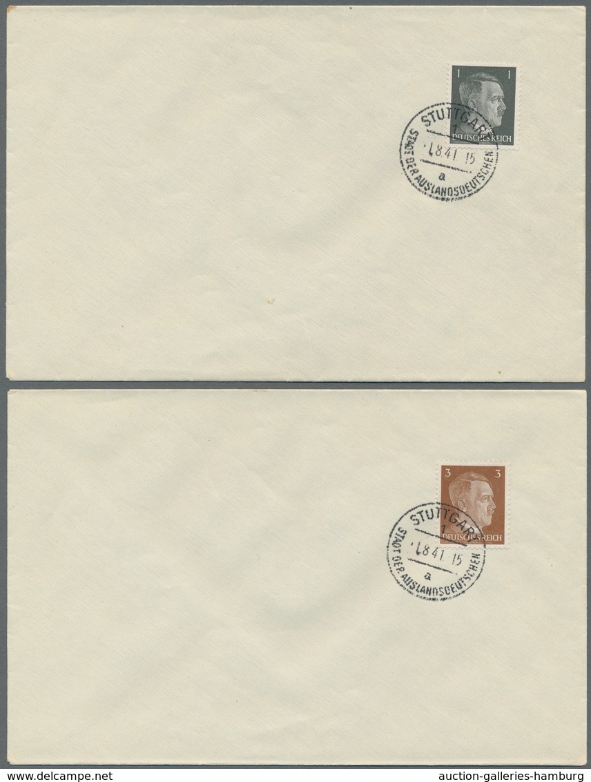 Deutsches Reich - 3. Reich: 1941-1942, Hitler, 1 Pf.- 80 Pf. Je Einzeln Auf 19 FDC's Mit Ersttagsstp - Otros & Sin Clasificación