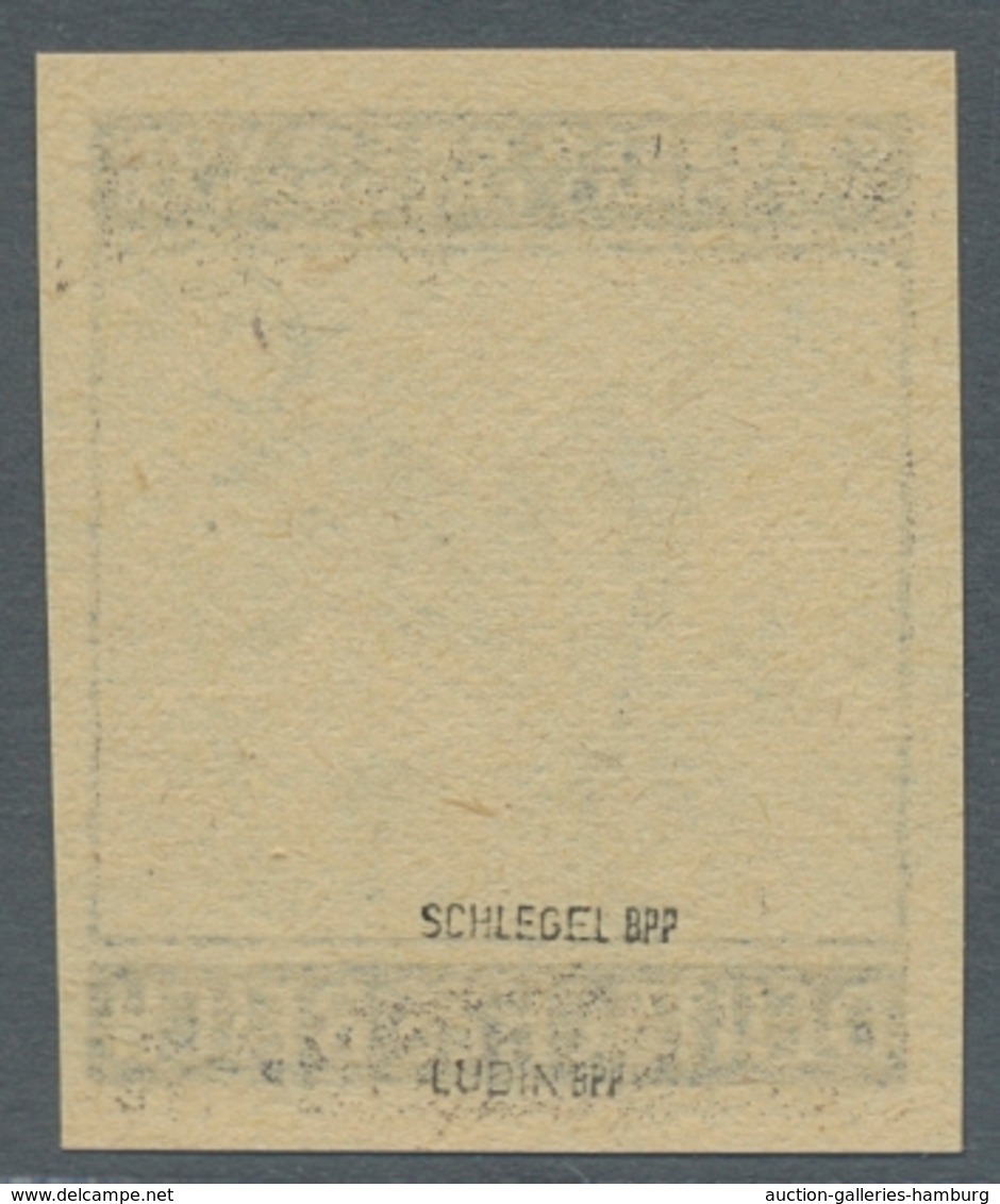 Deutsches Reich - 3. Reich: 1943, "Großer Preis Von Wien" 6+4 (Pf.) Rotschwarz Als Geschnittener Pro - Otros & Sin Clasificación