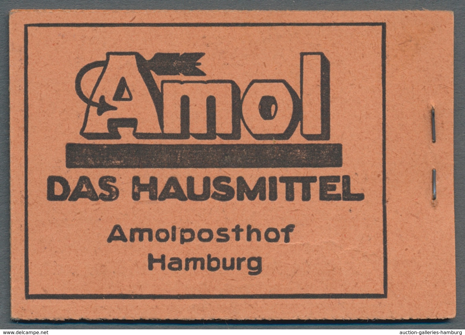 Deutsches Reich - Markenheftchen: 1920, 4 M. Germania Markenheftchen Mit ONr. 1 Und Durchgezähnten H - Postzegelboekjes