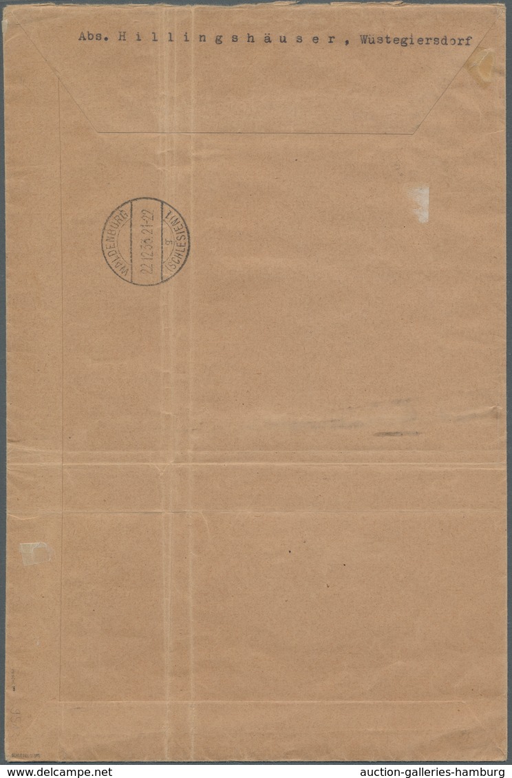 Deutsches Reich - Zusammendrucke: 1933, "10 Und 20 Pfg. Nothilfe", Das Mittelstück Des Herzstückes A - Zusammendrucke