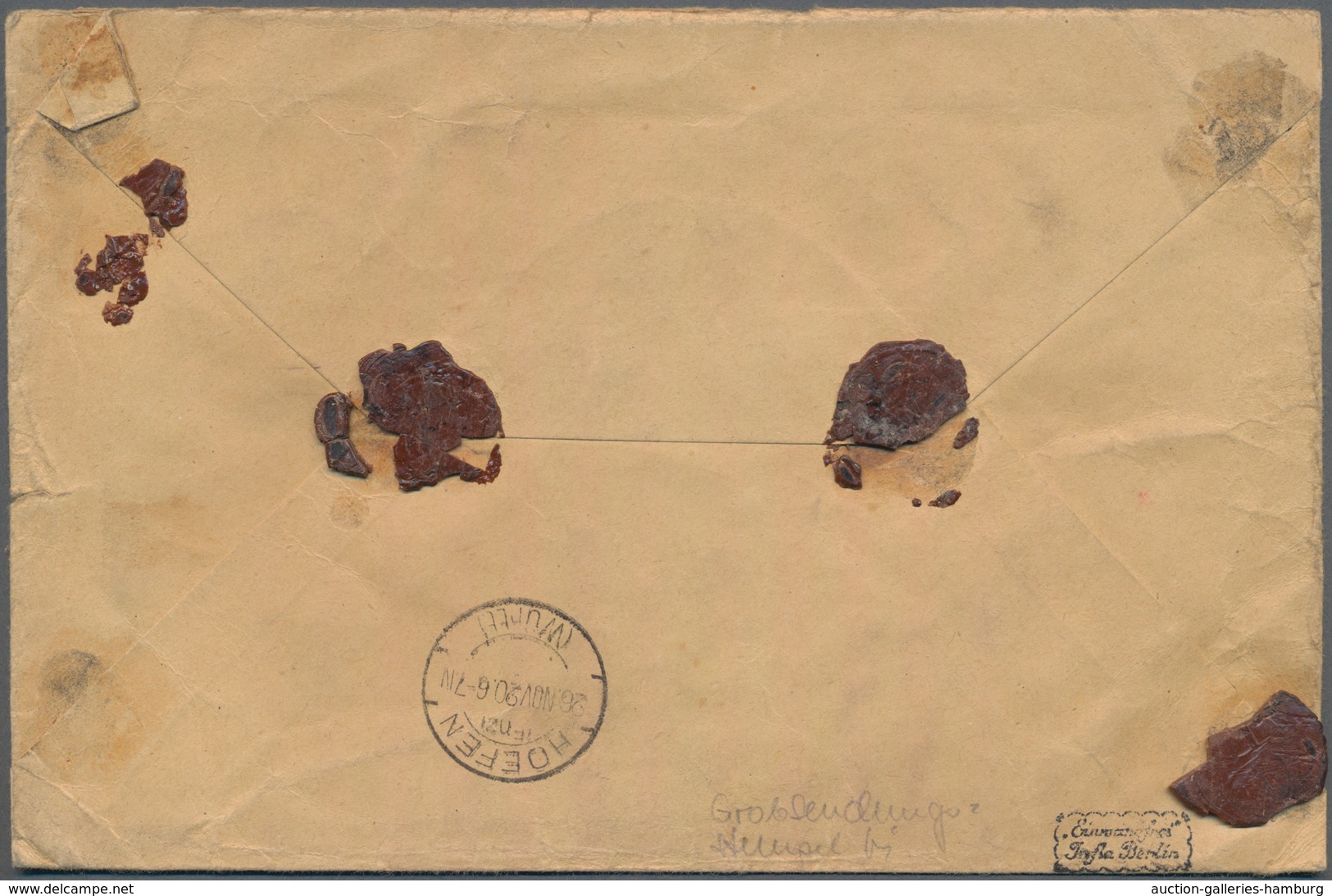 Deutsches Reich - Dienstmarken: 1920, Ziffern In Raute ("portopflichtige Dienstsache"), 10 Pf Und 50 - Officials