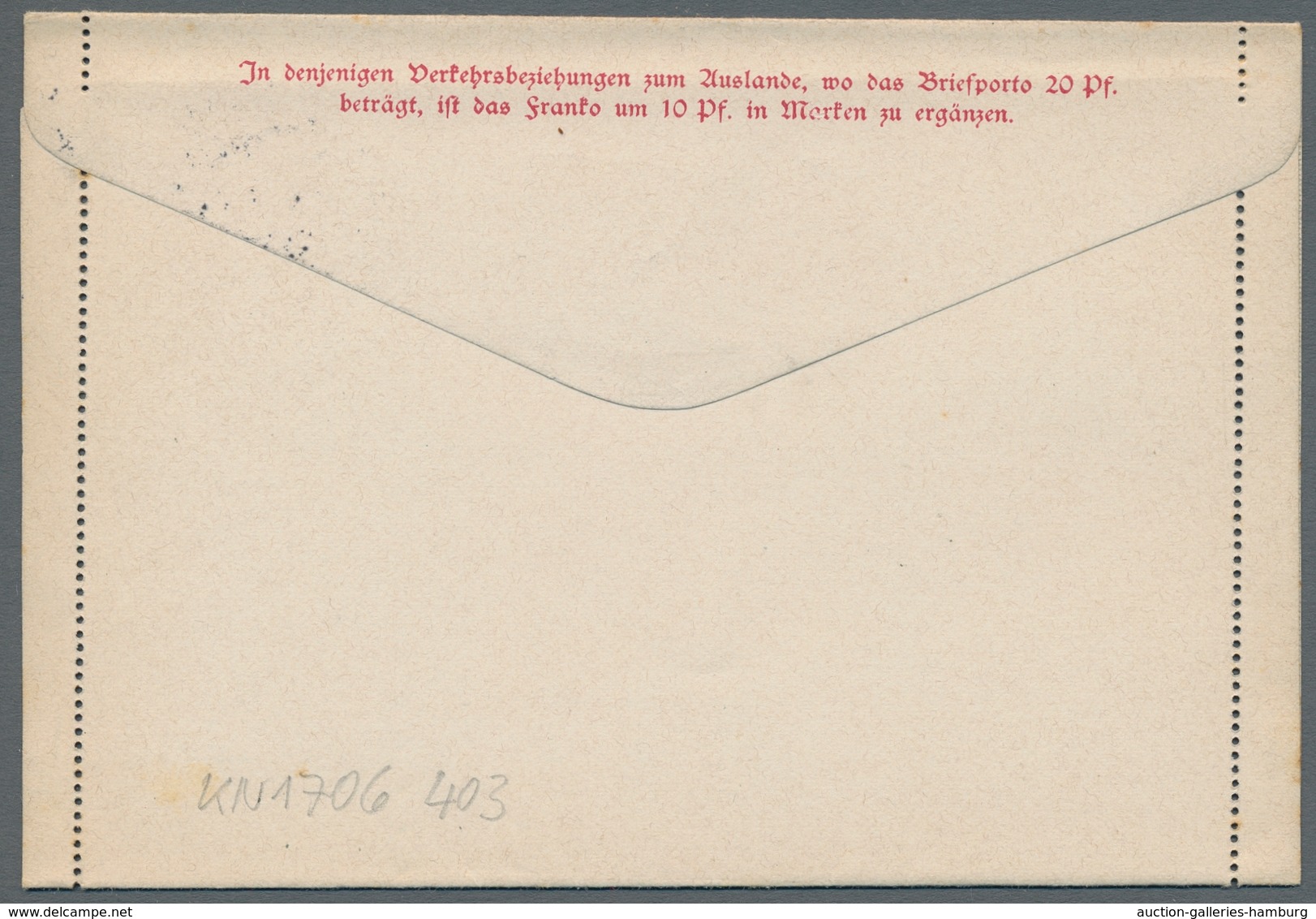 Deutsches Reich - Ganzsachen: 1897, "10 Pfg. Krone/Adler", sechs mit Ersttagsstempel 1. 11. 97 entwe