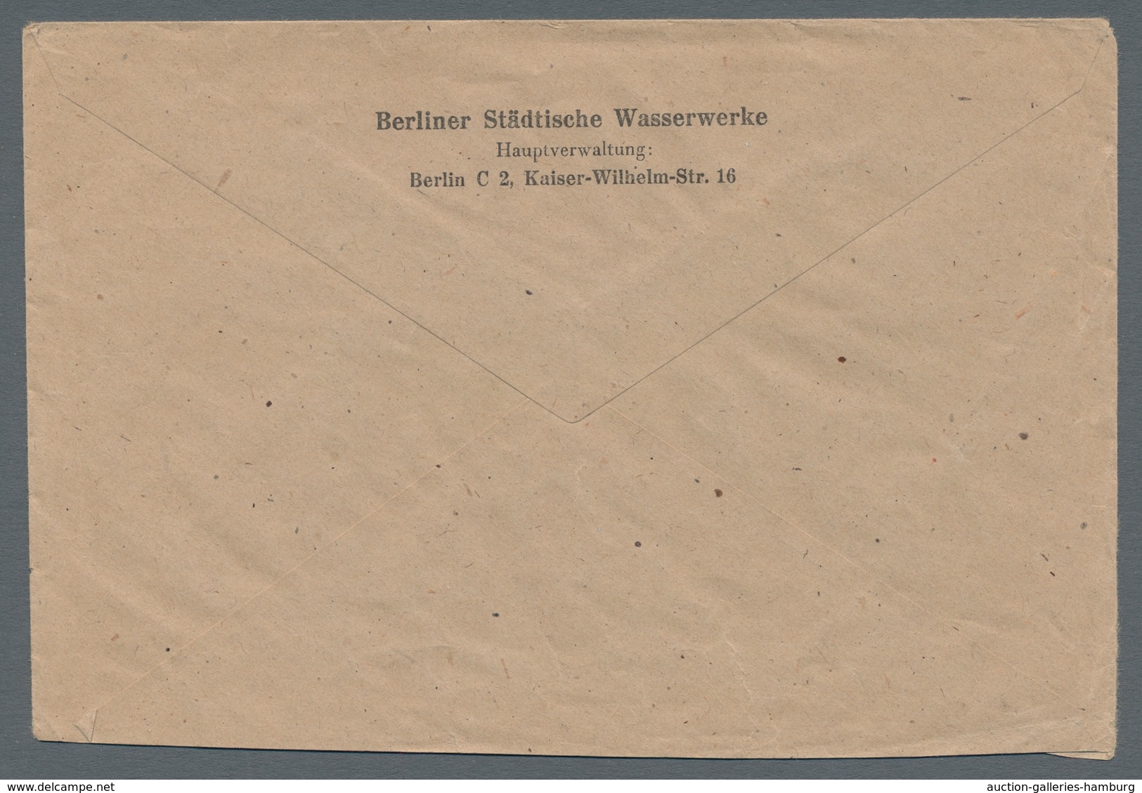 Deutsches Reich - Privatganzsachen: 1944, 12 Pfg. Privatganzsachenfensterumschlag Der Wasserwerke Be - Sonstige & Ohne Zuordnung