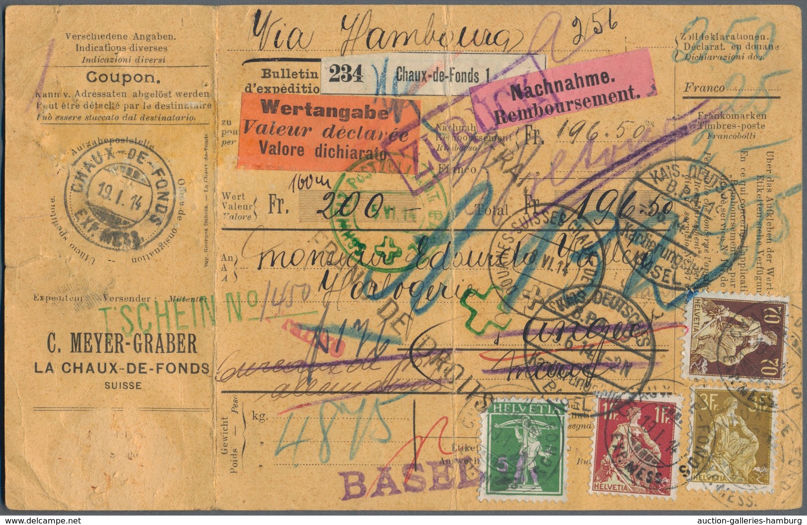 Deutsche Post In Marokko - Stempel: 1914: "ARSILA DEUTSCHE POST": BEDARFSABSCHLAG DES SELTENSTEN STE - Maroc (bureaux)