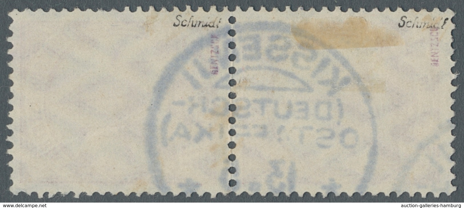 Deutsch-Ostafrika - Stempel: 1914 (ca.) "KISSENJI 13.5." Hervorragend Klarer Abschlag Auf Senkrechte - África Oriental Alemana