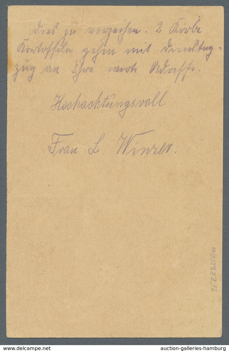 Deutsch-Ostafrika - Stempel: 1915 - WILHELMSTHAL (22.12.15). Feldpostkarte Aus Temmath/Wilhelmstal N - África Oriental Alemana