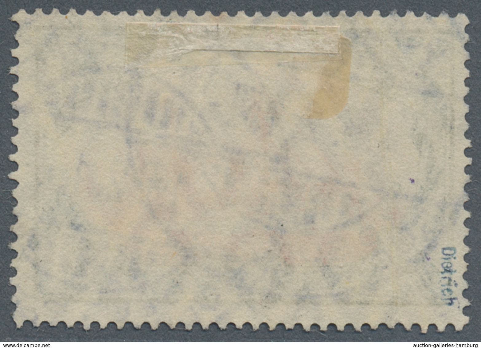 Deutsch-Südwestafrika: 1906, 5 Mark Schiffszeichnung Sauber Gestempelt Und Einwandfrei, Fotokurzbefu - Duits-Zuidwest-Afrika