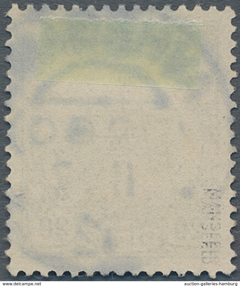 Deutsche Kolonien - Togo: 1900, 20 Pfg. Blau Kaiseryacht Mit Stempel "AVHEGAME (TOGO) 11.7.12". Die - Togo