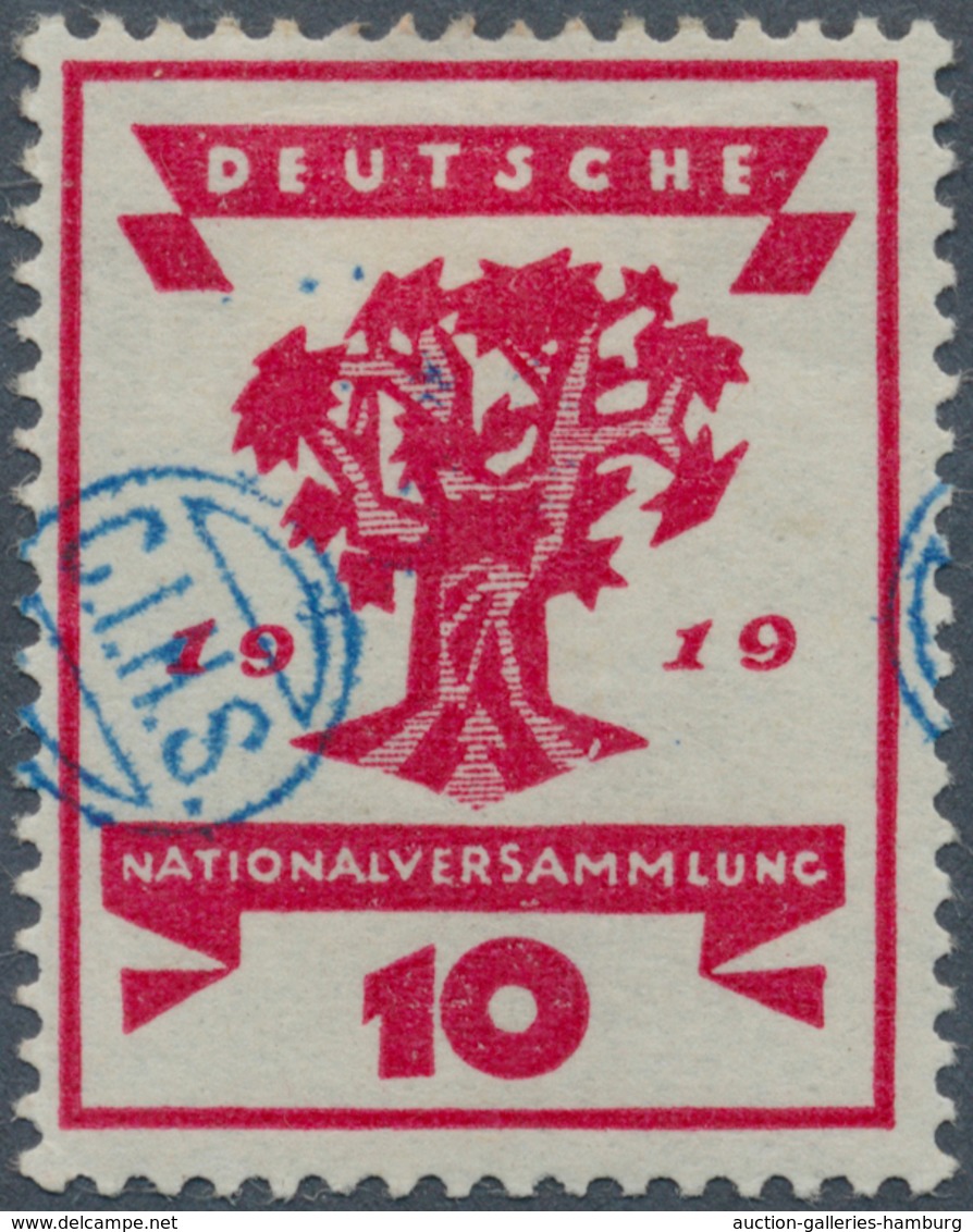 Deutsche Abstimmungsgebiete: Oberschlesien - Französische Besatzung: 1920, Oppelner Notausgabe: Nati - Otros & Sin Clasificación