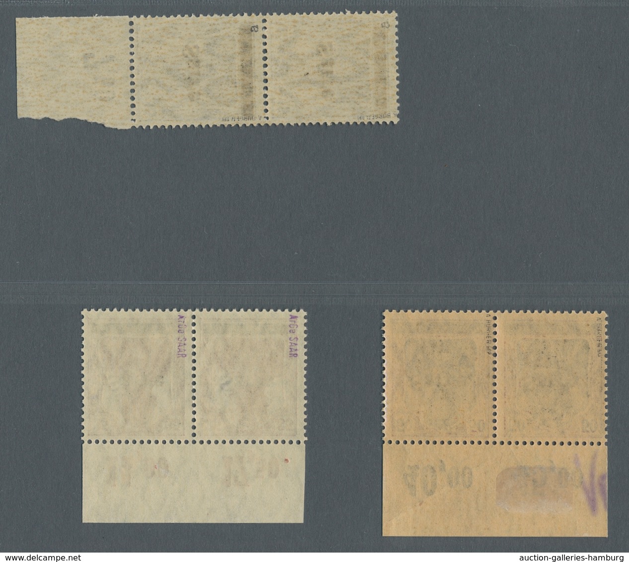 Deutsche Abstimmungsgebiete: Saargebiet: 1920, "2 Bis 80 Pfg. Germania/Sarre", überkompletter Postfr - Lettres & Documents