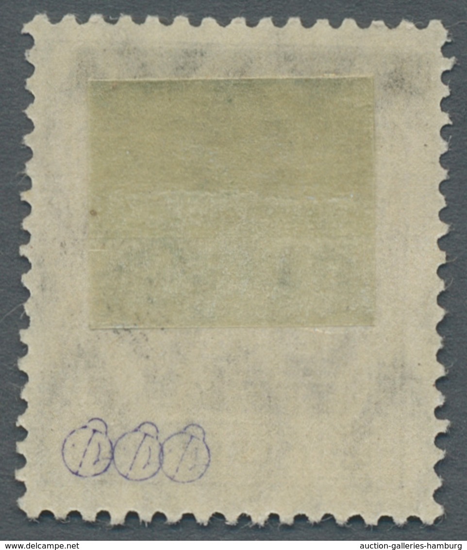 Deutsche Abstimmungsgebiete: Saargebiet: 1920, "2 ½ Pfg. Germania/Sarre Mit Kopfstehendem Aufdruck M - Cartas & Documentos