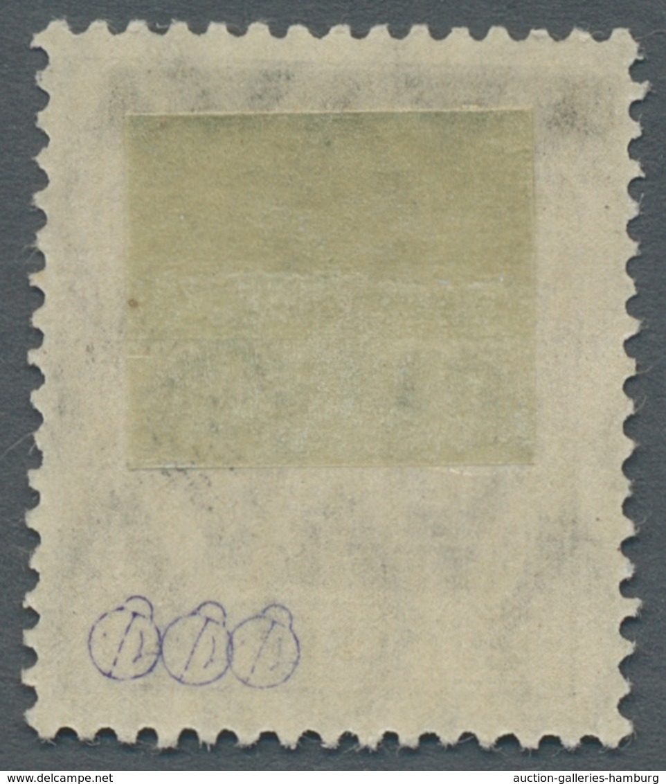 Deutsche Abstimmungsgebiete: Saargebiet: 1920, "2 ½ Pfg. Germania/Sarre Mit Kopfstehendem Aufdruck M - Lettres & Documents