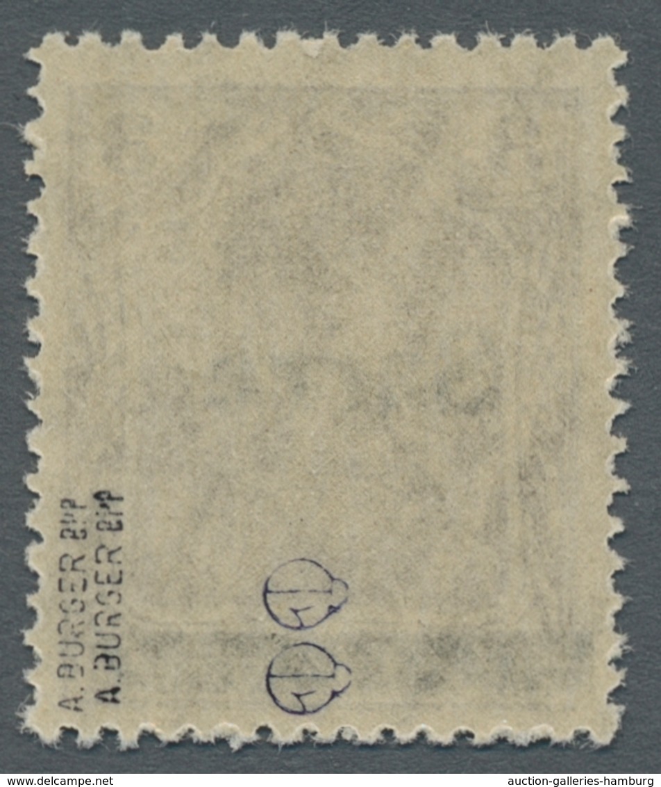 Deutsche Abstimmungsgebiete: Saargebiet: 1920, "3 Pfg. Germania/Sarre Mit Aufdruck In Type II Und Au - Lettres & Documents