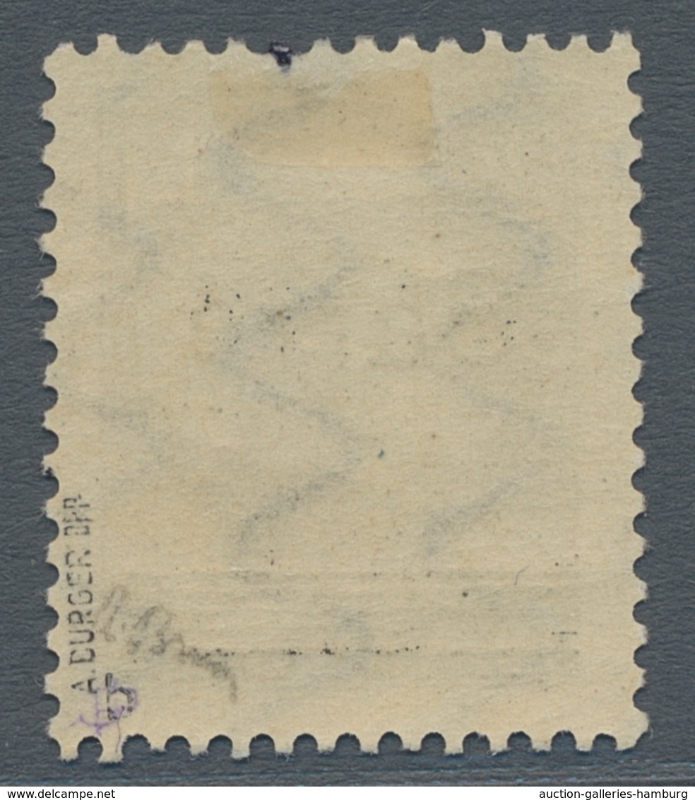Deutsche Abstimmungsgebiete: Saargebiet: 1920, "2 Mk. Bayer/Sarre Mit Aufdruckabart 4 ½ Gitterlinien - Lettres & Documents