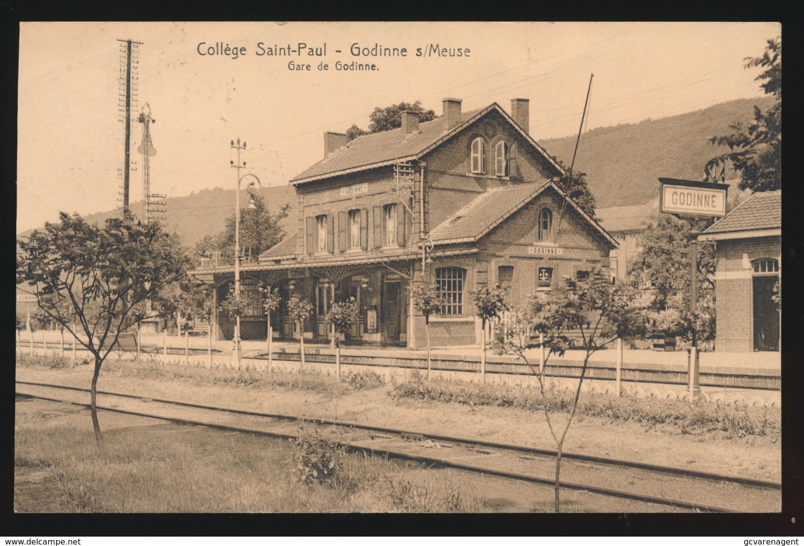 CODINNE S/MEUSE  COLLEGE SAINT PAUL -  GARE DE GODINNE - Yvoir