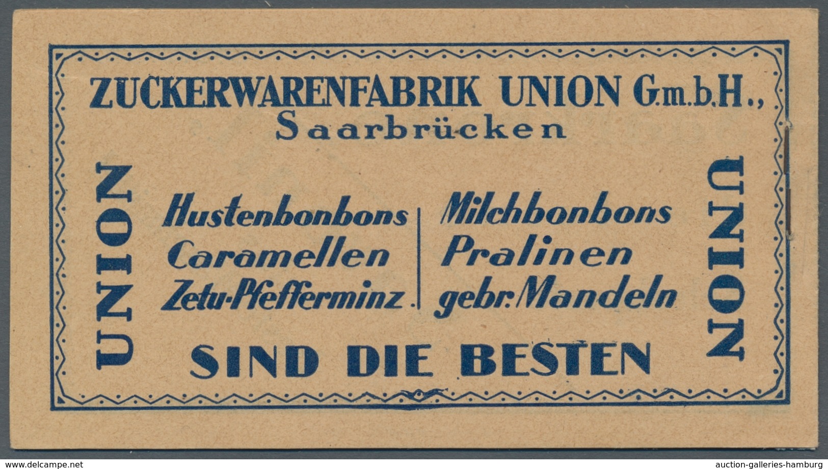 Deutsche Abstimmungsgebiete: Saargebiet - Markenheftchen: 1924, "Landschaften III", Postfrisches Hef - Andere & Zonder Classificatie