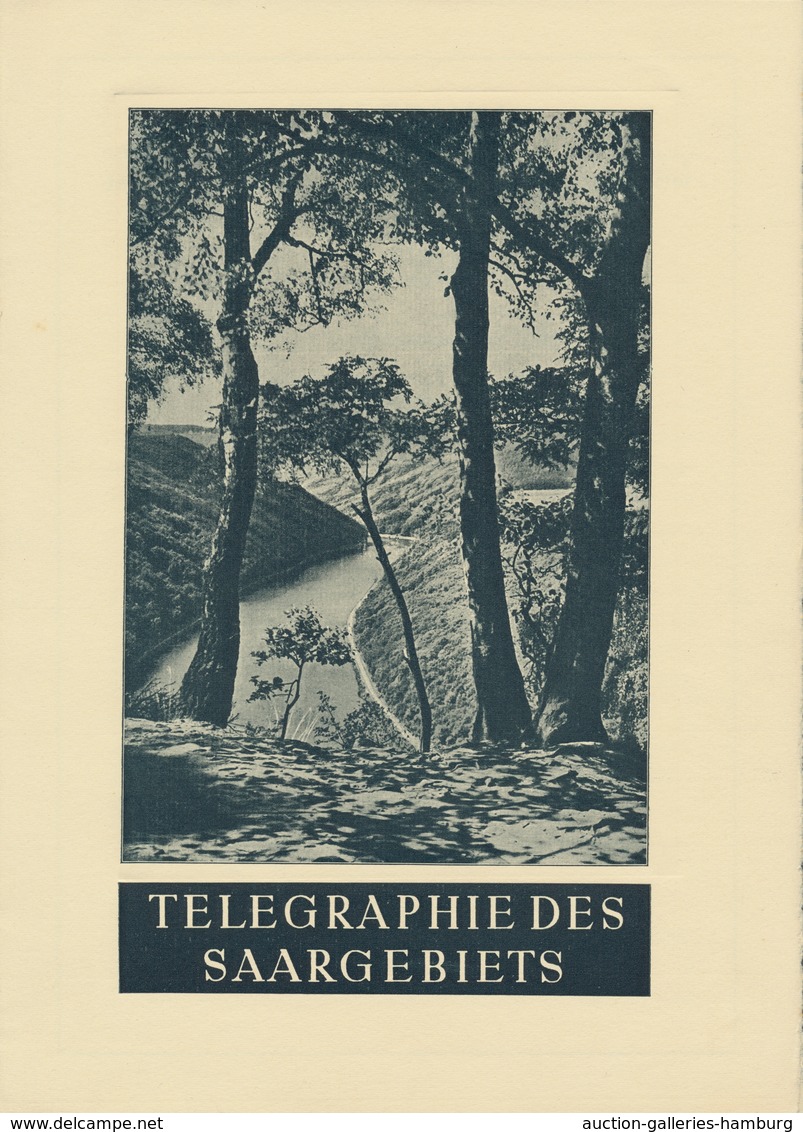 Deutsche Abstimmungsgebiete: Saargebiet - Besonderheiten: 1933, vier unterschiedliche gebrauchte Tel