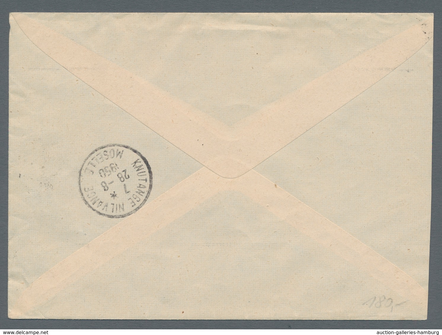 Saarland (1947/56): 1950, Kolping, Rotes Kreuz Und Ottweiler Als Höchst Attraktive Dreifarbenfrakatu - Other & Unclassified